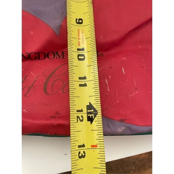 Vintage Disney Women's Gray Magic Kingdom Club Gold Card Carry Travel Bag Large - Picture 8 of 8